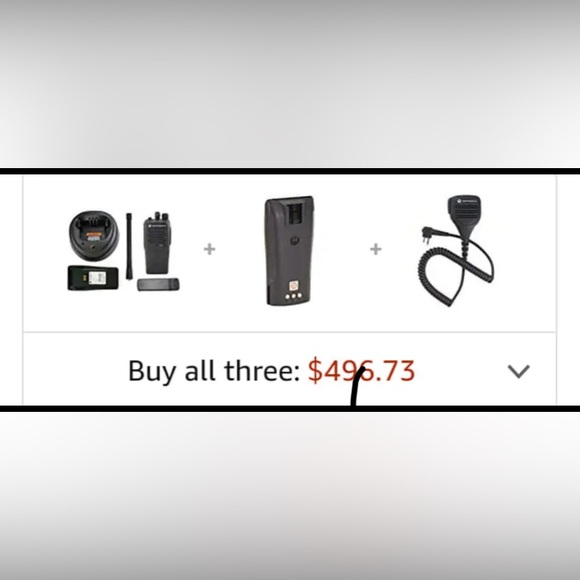 MOTOROLA TWO WAY RADIO MODEL CP200d - Picture 7 of 7